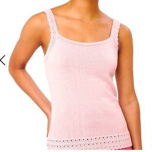 NWT Loft crochet sweater tank